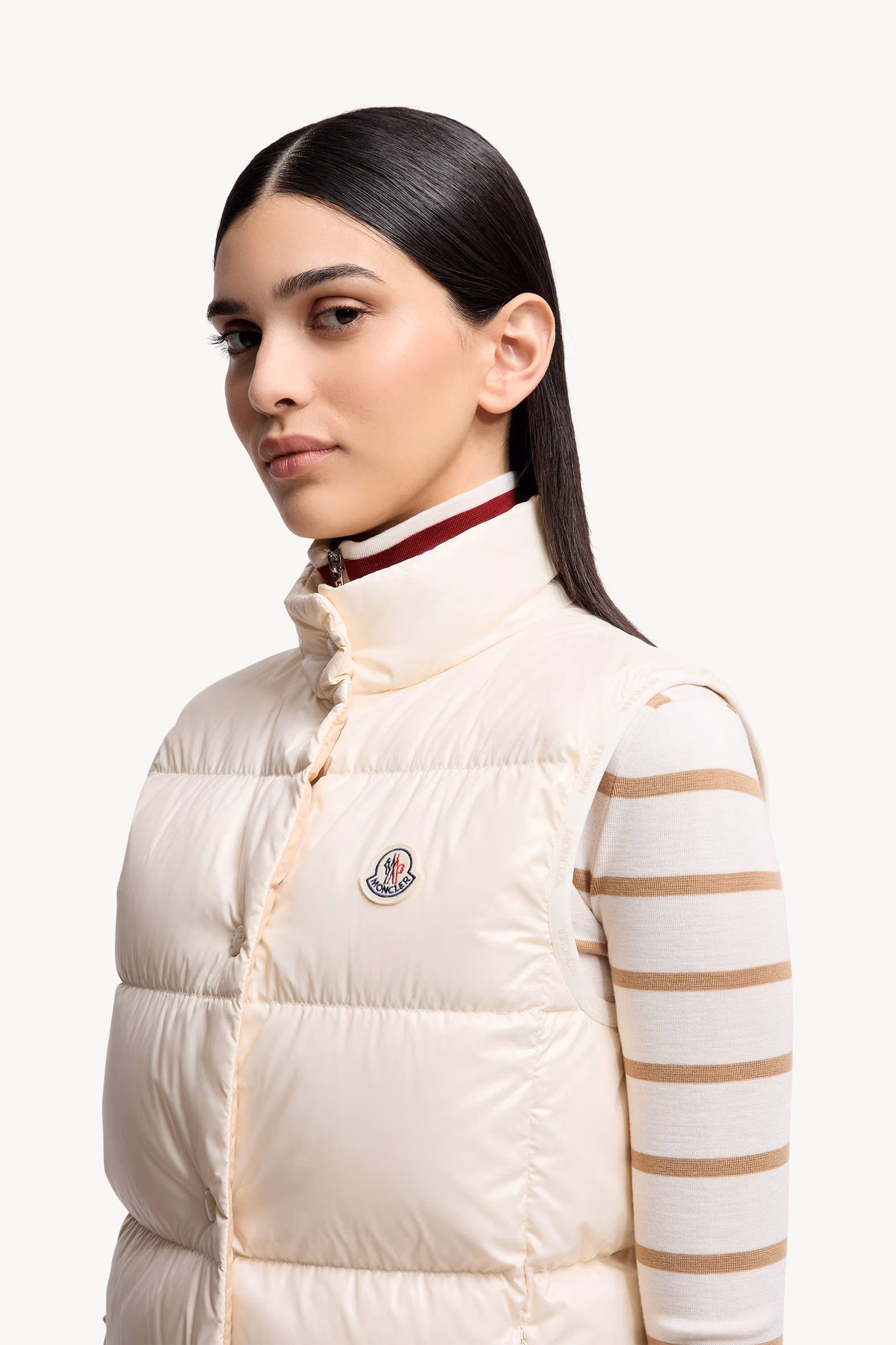 Badia Down Vest Women White Moncler 4